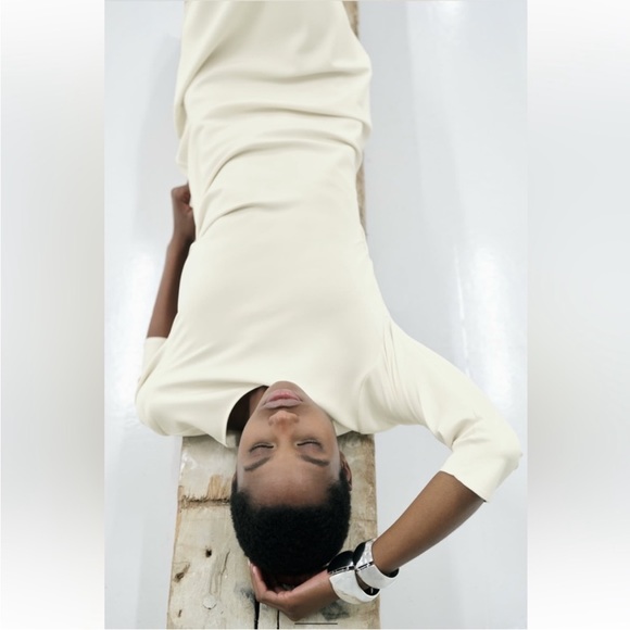 ZARA Crepe Midi Dress - Picture 12 of 12